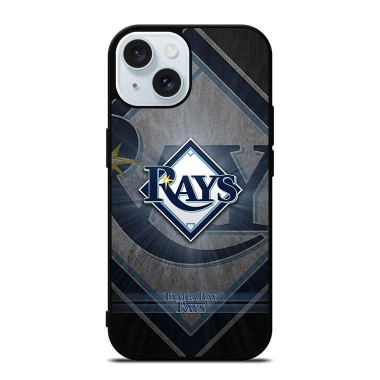 TAMPA BAY RAYS MLB LOGO 3 iPhone 15 Case