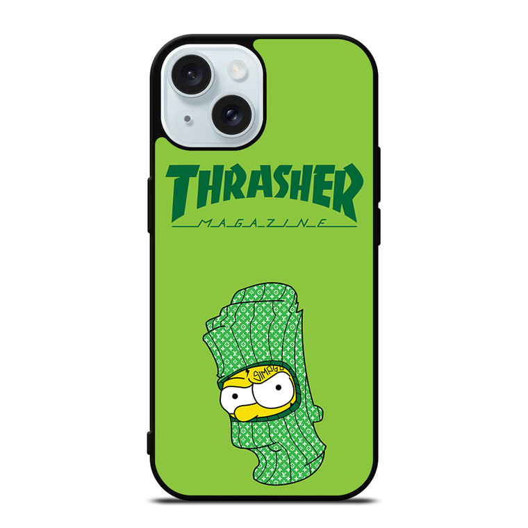 THRASHER MAGAZINE BART 2 iPhone 15 Case