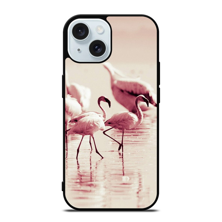 TWIN FLAMINGO iPhone 15 Case