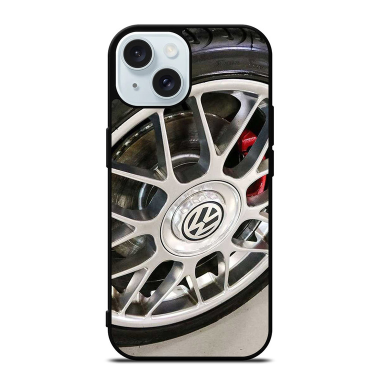 VW VOLKSWAGEN WHEEL iPhone 15 Case