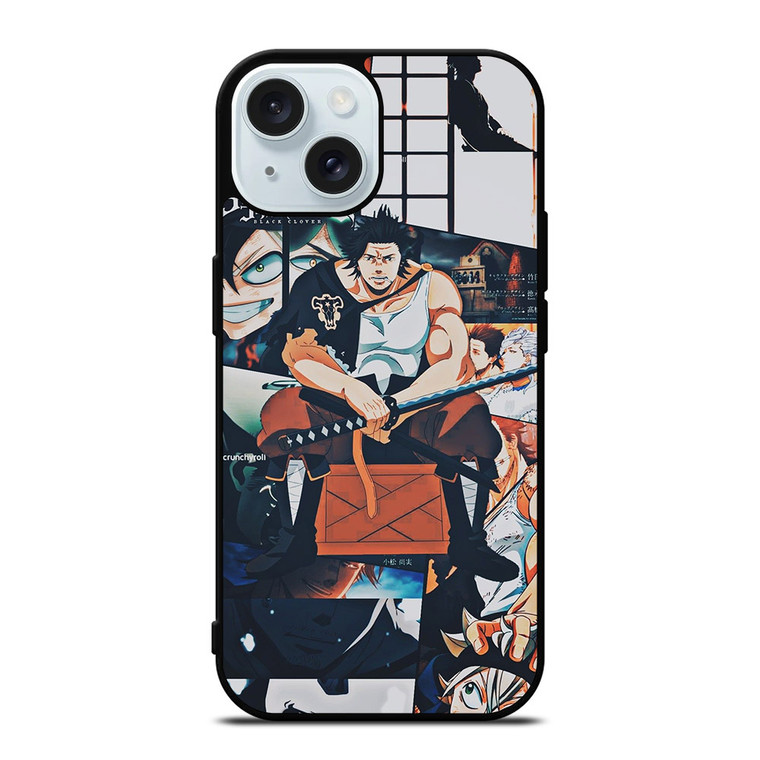 YAMI BLACK CLOVER COLLAGE 2 iPhone 15 Case