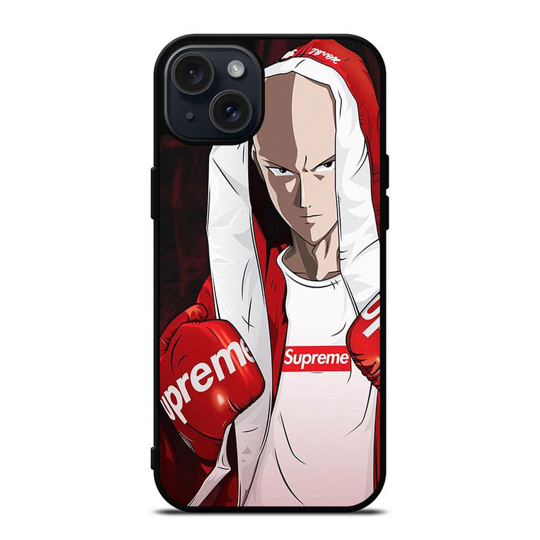 SAITAMA ONE PUNCH HYPEBEAST iPhone 15 Plus Case