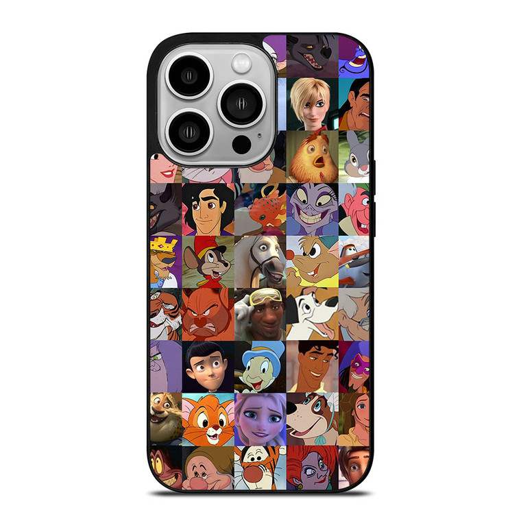 ALL DISNEY CHARACTERS COLLAGE iPhone 14 Pro Case