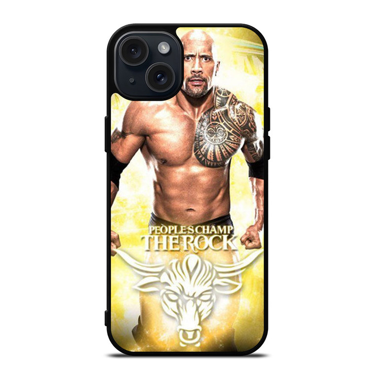 THE ROCK WWE CHAMPIONS iPhone 15 Plus Case