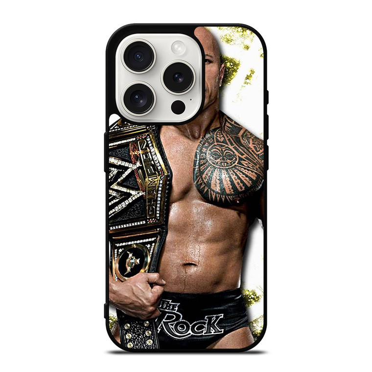 THE ROCK WWE CHAMPIONS 4 iPhone 15 Pro Case