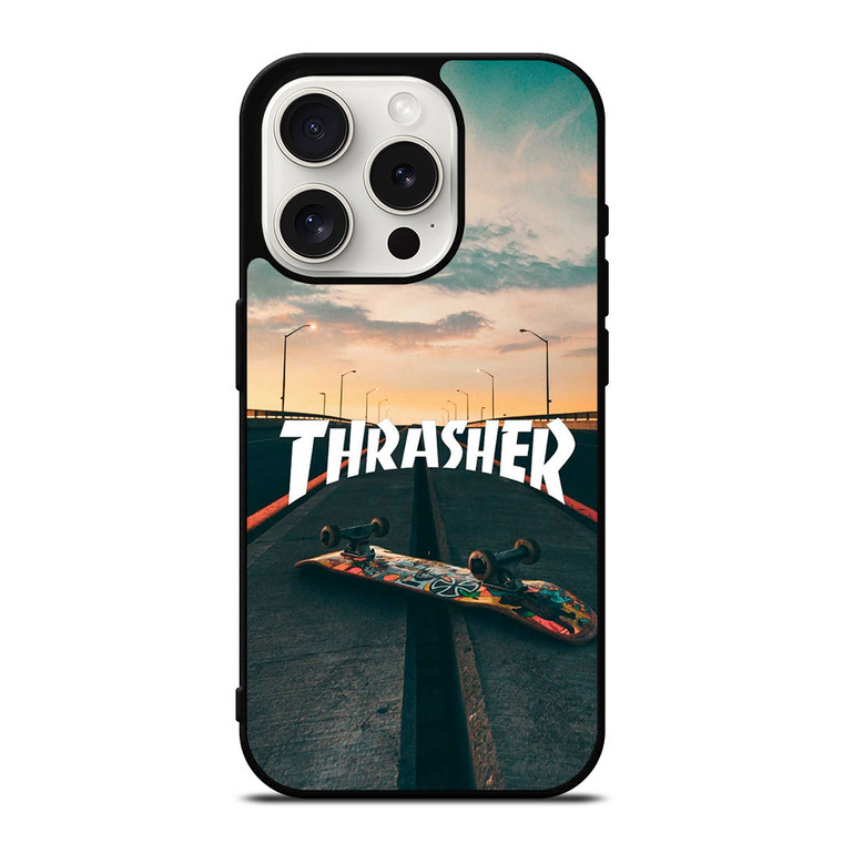 THRASHER MAGAZINE SKATEBOARD iPhone 15 Pro Case