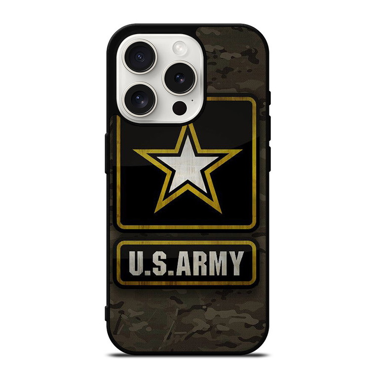 US ARMY MILITARY LOGO iPhone 15 Pro Case