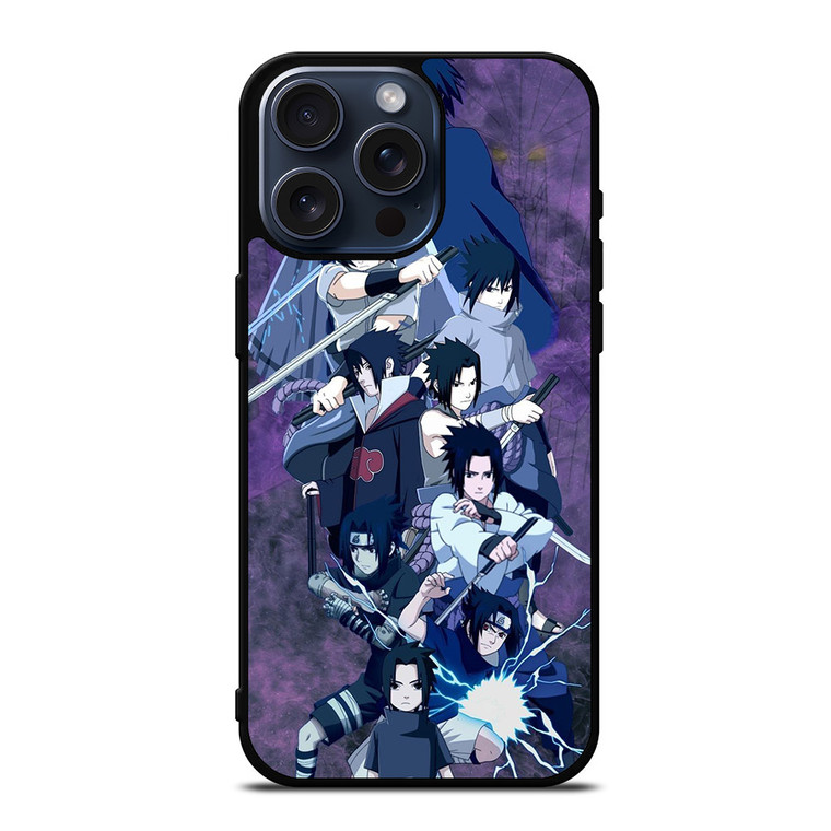 SASUKE UCHIHA COLLAGE iPhone 15 Pro Max Case