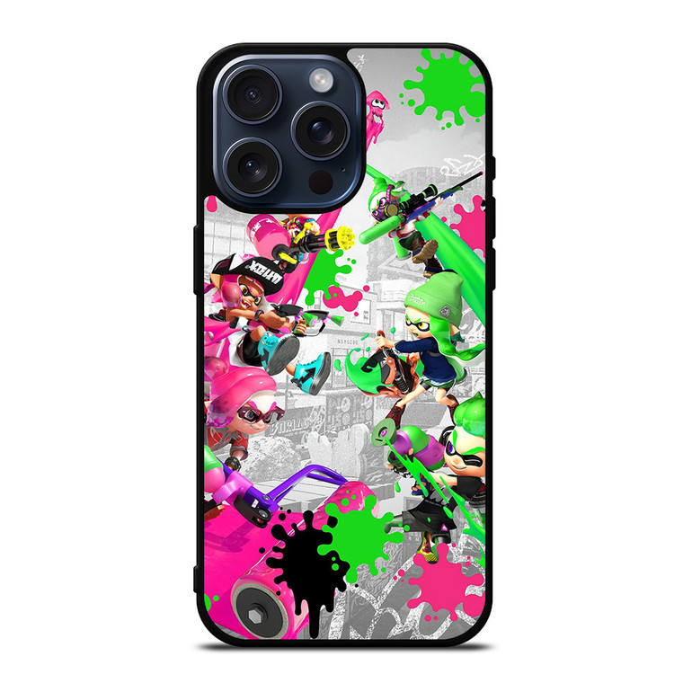 SPLATOON GAME iPhone 15 Pro Max Case