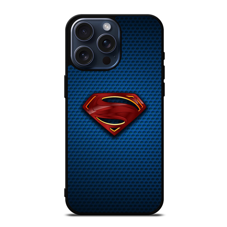 SUPERMAN ELECTRIC BLUE LOGO 2 iPhone 15 Pro Max Case
