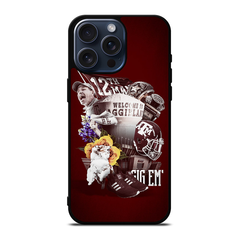 TEXAS A&M AGGIES iPhone 15 Pro Max Case