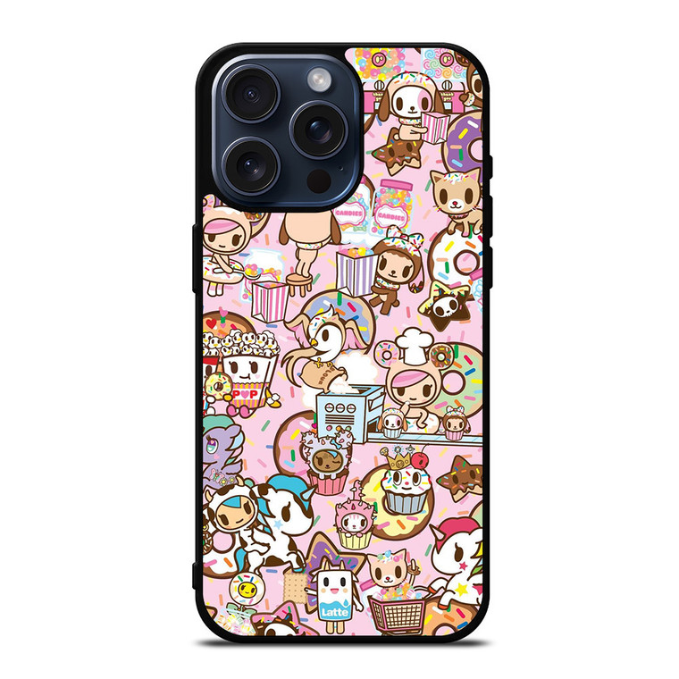 TOKIDOKI UNICORN DONUTELLA COLLAGE iPhone 15 Pro Max Case