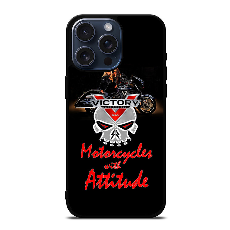 VICTORY MOTORCYCLES LOGO 2 iPhone 15 Pro Max Case