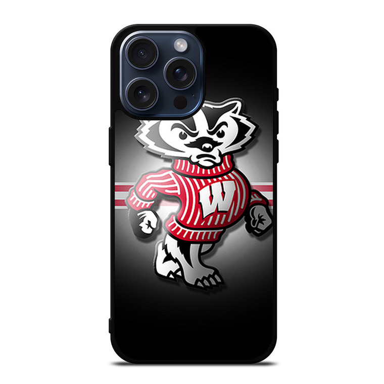 WISCONSIN BADGERS 3 iPhone 15 Pro Max Case