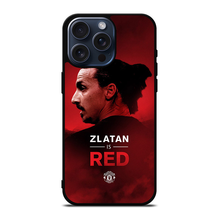 ZLATAN IBRAHIMOVIC RED iPhone 15 Pro Max Case