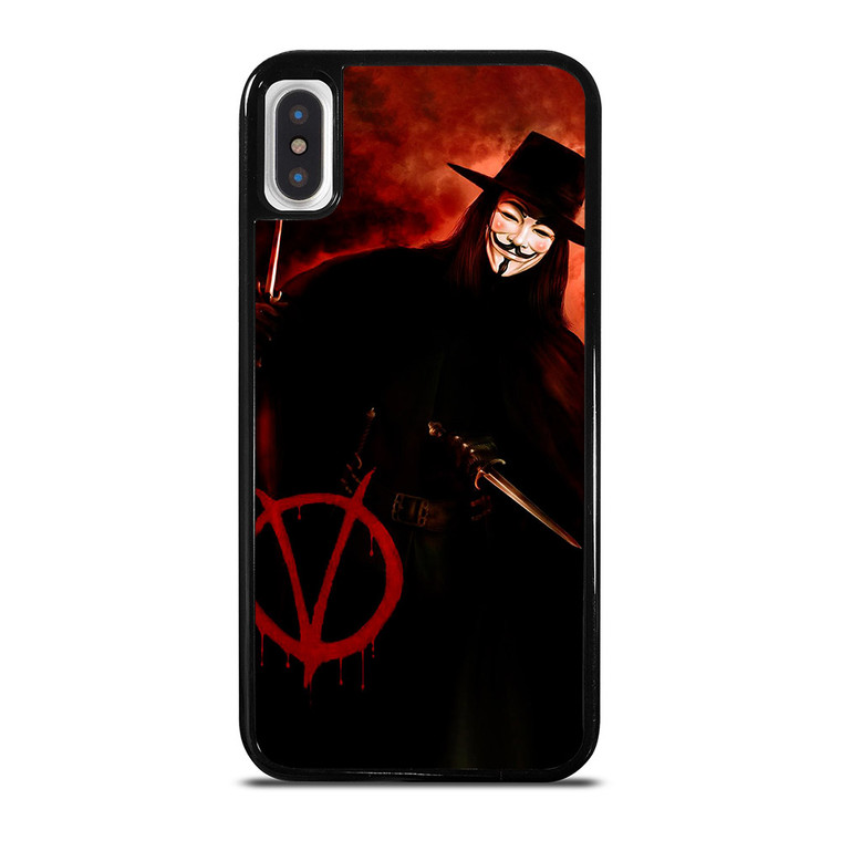 V FOR VENDETTA LOGO iPhone X / XS Case V FOR VENDETTA LOGO iPhone X / XS Case