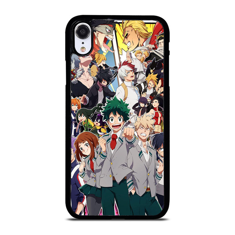 MY HERO ACADEMIA ANIME CHARACTERS iPhone XR Case MY HERO ACADEMIA ANIME CHARACTERS iPhone XR Case