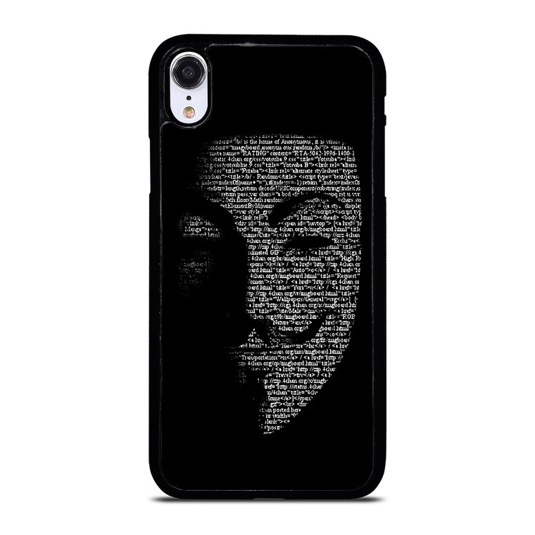 V FOR VENDETTA MASK iPhone XR Case V FOR VENDETTA MASK iPhone XR Case