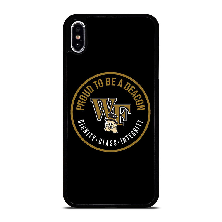 WAKE FOREST LOGO iPhone XS Max Case WAKE FOREST LOGO iPhone XS Max Case