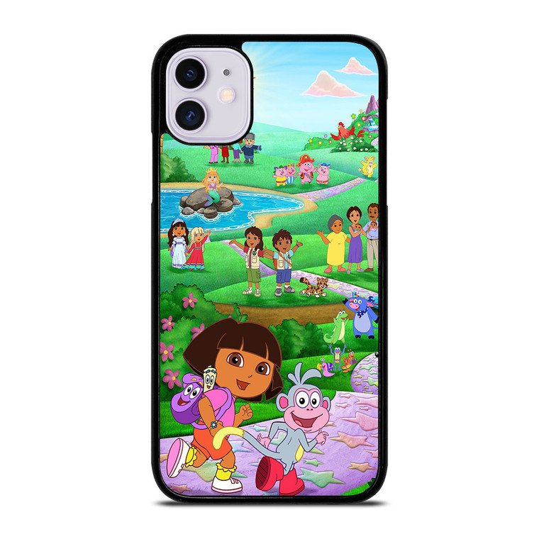 DORA THE EXPLORER CHARACTERS iPhone 11 Case