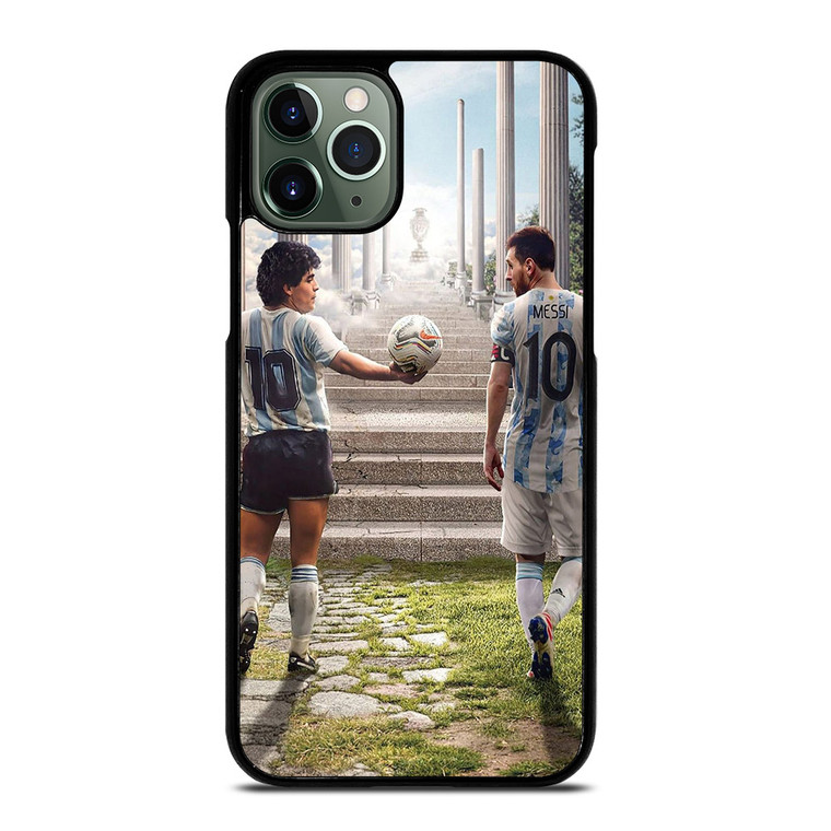 DIEGO MARADONA AND LIONEL MESSI iPhone 11 Pro Max Case
