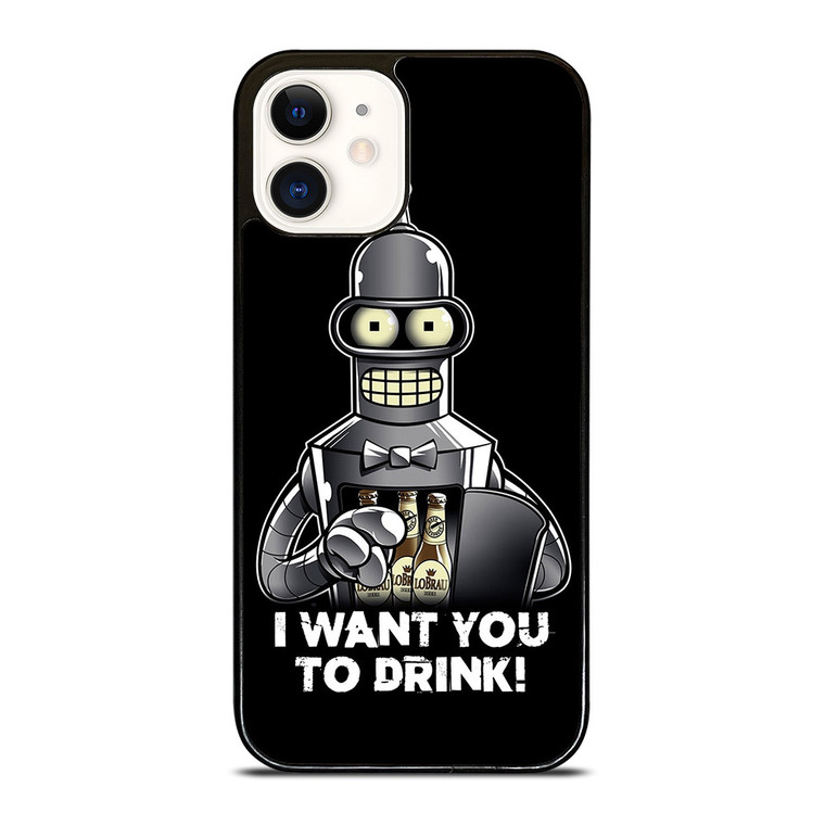 BENDER IN FUTURAMA iPhone 12 Case BENDER IN FUTURAMA iPhone 12 Case