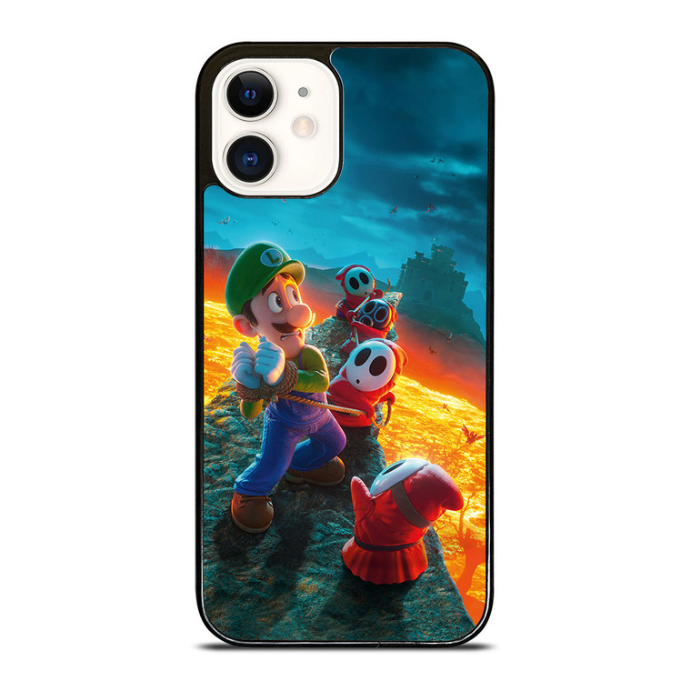 LUIGI THE SUPER MARIO BROS SCARED iPhone 12 Case