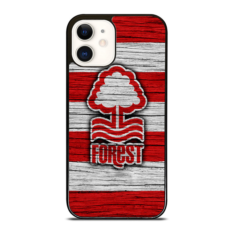 NOTTINGHAM FOREST LOGO WOODEN iPhone 12 Case NOTTINGHAM FOREST LOGO WOODEN iPhone 12 Case