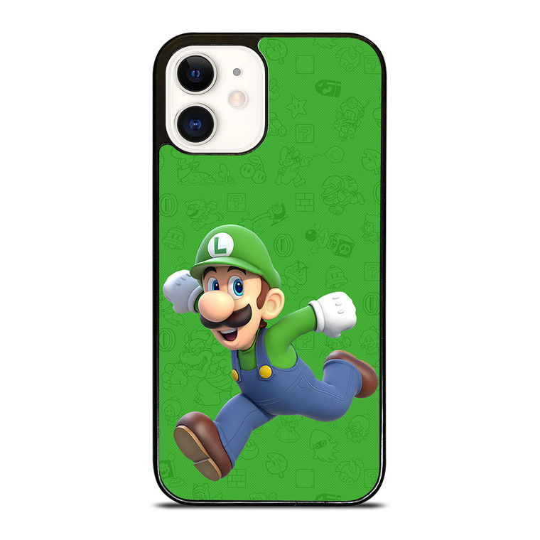 RUNNING LUIGI SUPER MARIO BROS iPhone 12 Case