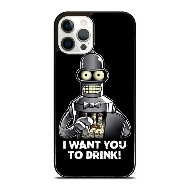 BENDER IN FUTURAMA iPhone 12 Pro Case BENDER IN FUTURAMA iPhone 12 Pro Case