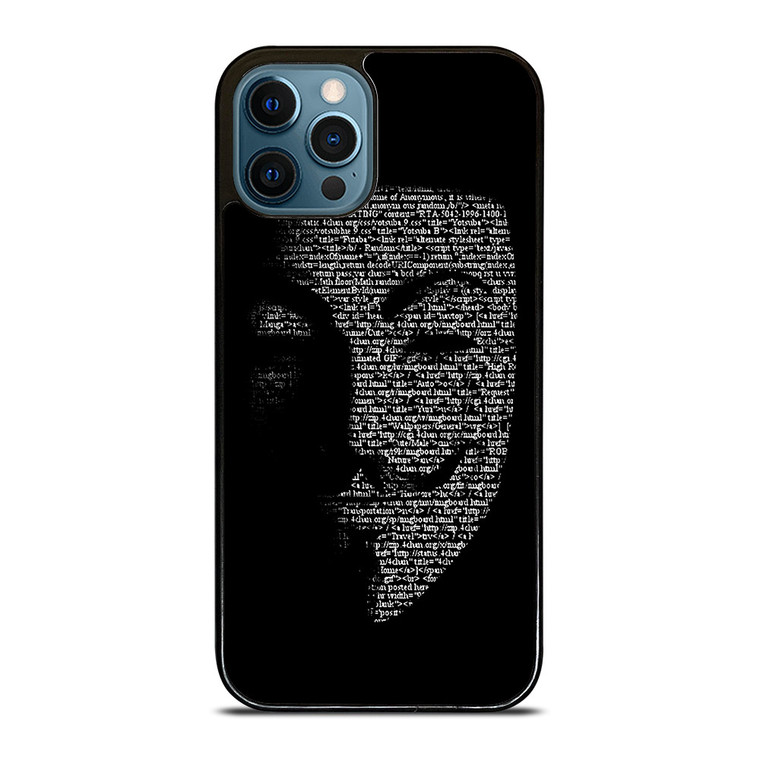 V FOR VENDETTA MASK iPhone 12 Pro Max Case