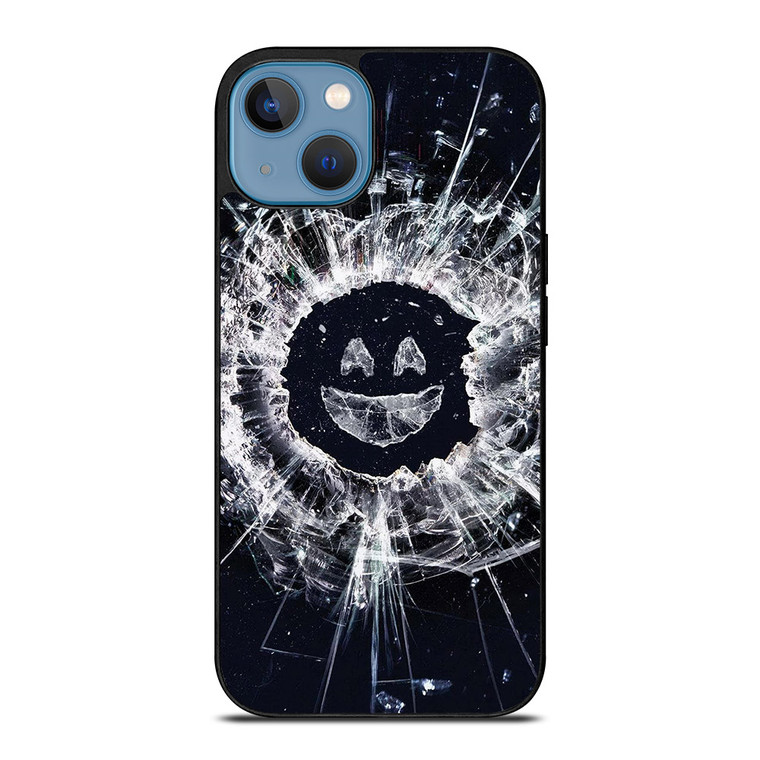 BLACK MIRROR SMILEY iPhone 13 Case