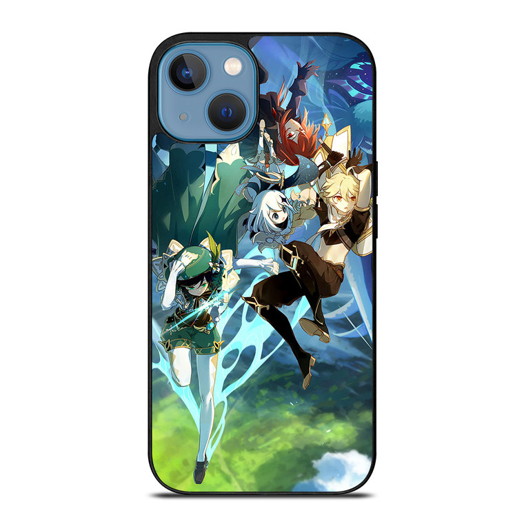 GENSHIN IMPACT CHARACTERS 2 iPhone 13 Case GENSHIN IMPACT CHARACTERS 2 iPhone 13 Case
