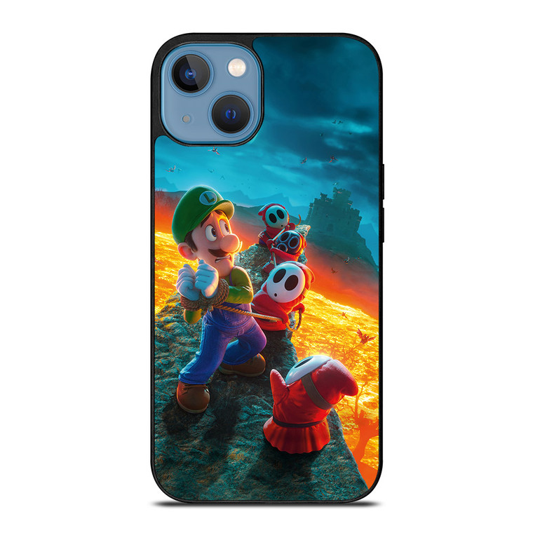 LUIGI THE SUPER MARIO BROS SCARED iPhone 13 Case