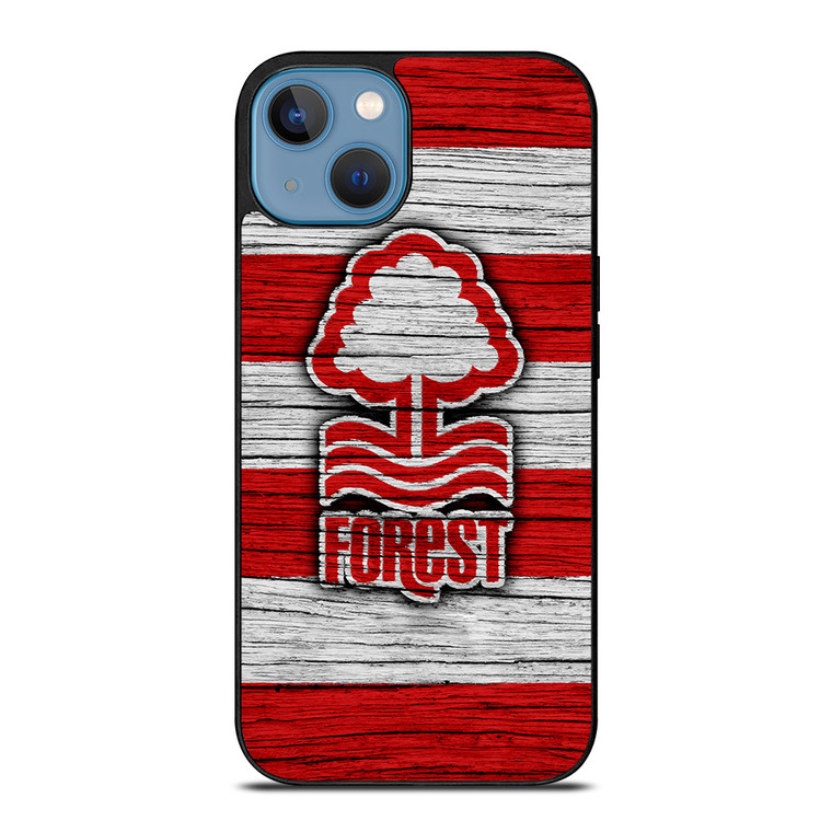 NOTTINGHAM FOREST LOGO WOODEN iPhone 13 Case NOTTINGHAM FOREST LOGO WOODEN iPhone 13 Case