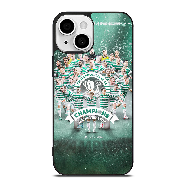 CELTIC FOOTBALL CLUB CHAMPIONS iPhone 13 Mini Case CELTIC FOOTBALL CLUB CHAMPIONS iPhone 13 Mini Case