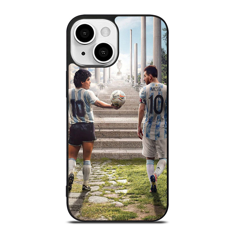 DIEGO MARADONA AND LIONEL MESSI iPhone 13 Mini Case