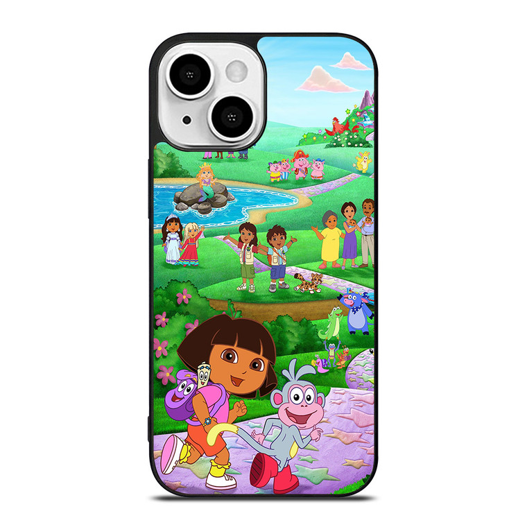 DORA THE EXPLORER CHARACTERS iPhone 13 Mini Case