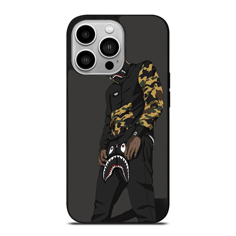 HIP HOP CAMO BAPE iPhone 14 Pro Case