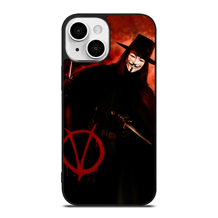 V FOR VENDETTA LOGO iPhone 13 Mini Case V FOR VENDETTA LOGO iPhone 13 Mini Case