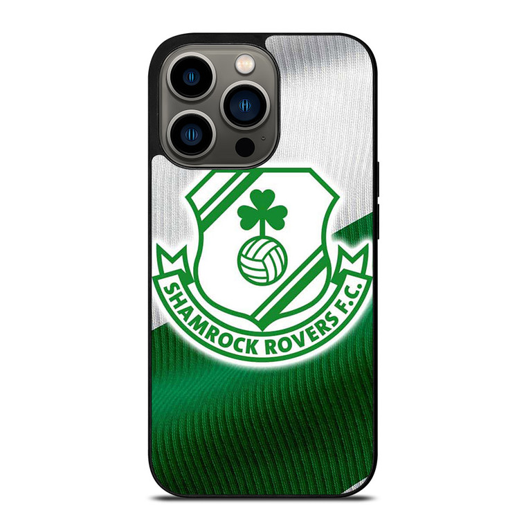 SHAMROCK ROVERS FOOTBALL CLUB LOGO iPhone 13 Pro Case SHAMROCK ROVERS FOOTBALL CLUB LOGO iPhone 13 Pro Case