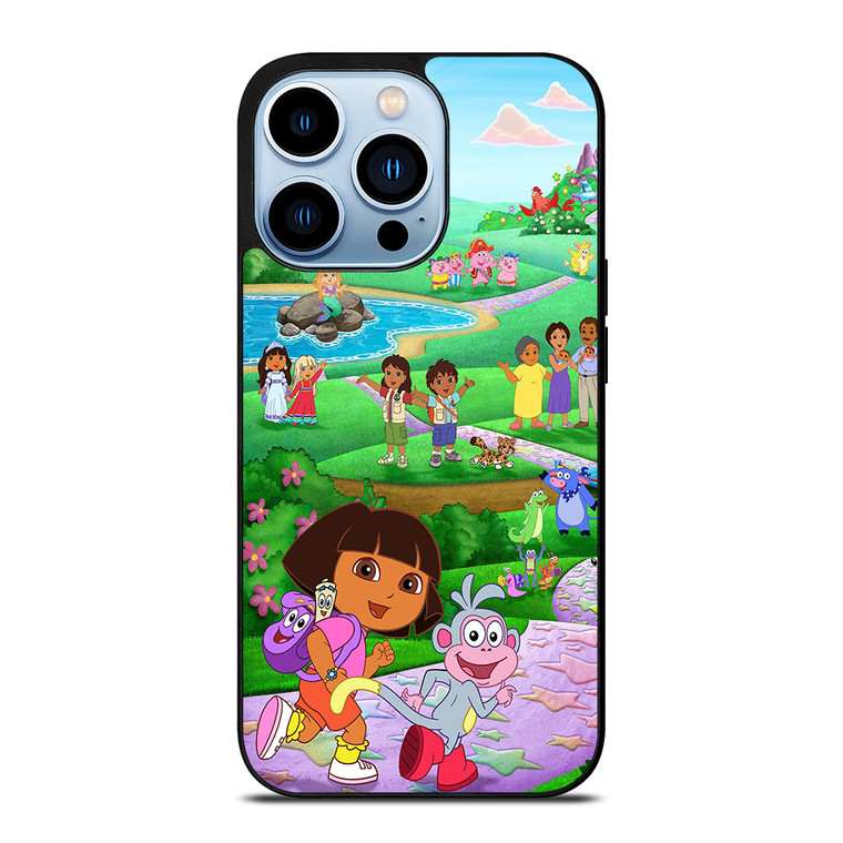 DORA THE EXPLORER CHARACTERS iPhone 13 Pro Max Case DORA THE EXPLORER CHARACTERS iPhone 13 Pro Max Case