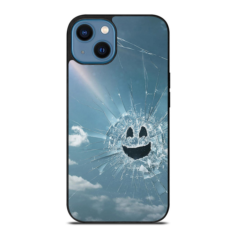 BLACK MIRROR SMILEY MOVIE iPhone 14 Case BLACK MIRROR SMILEY MOVIE iPhone 14 Case