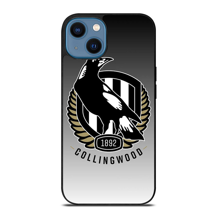 COLLINGWOOD MAGPIES ICON AFL iPhone 14 Case COLLINGWOOD MAGPIES ICON AFL iPhone 14 Case