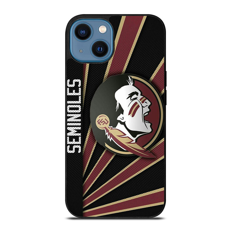 FLORIDA STATE SEMINOLES FSU LOGO 3 iPhone 14 Case