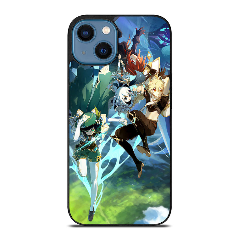 GENSHIN IMPACT CHARACTERS 2 iPhone 14 Case GENSHIN IMPACT CHARACTERS 2 iPhone 14 Case