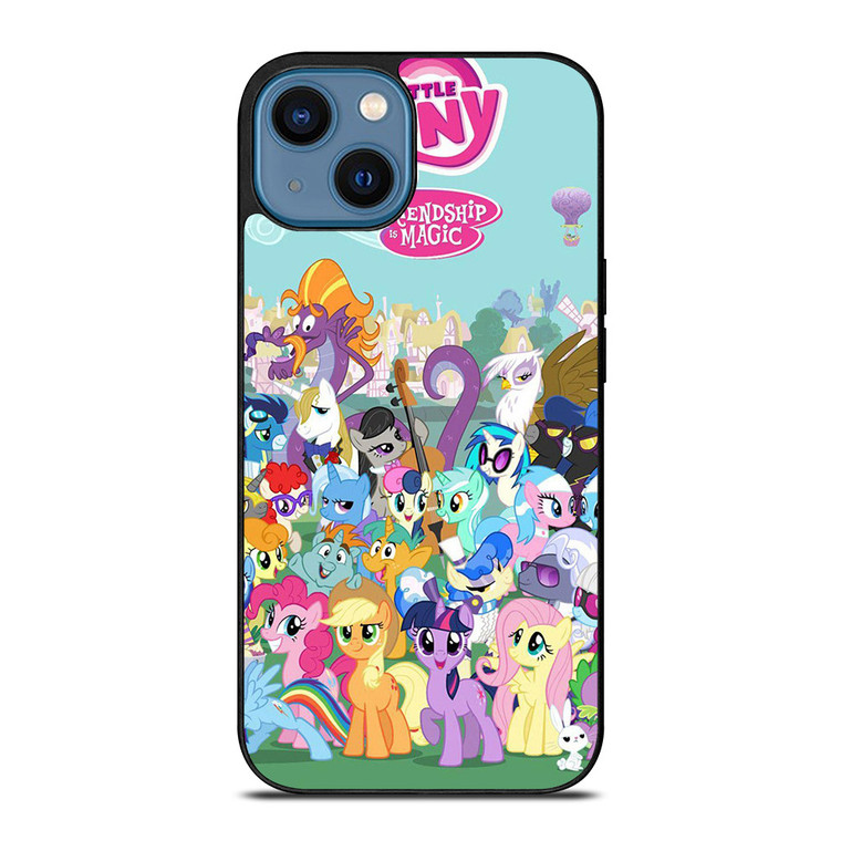 MY LITTLE PONY ALL CHARACTERS iPhone 14 Case MY LITTLE PONY ALL CHARACTERS iPhone 14 Case