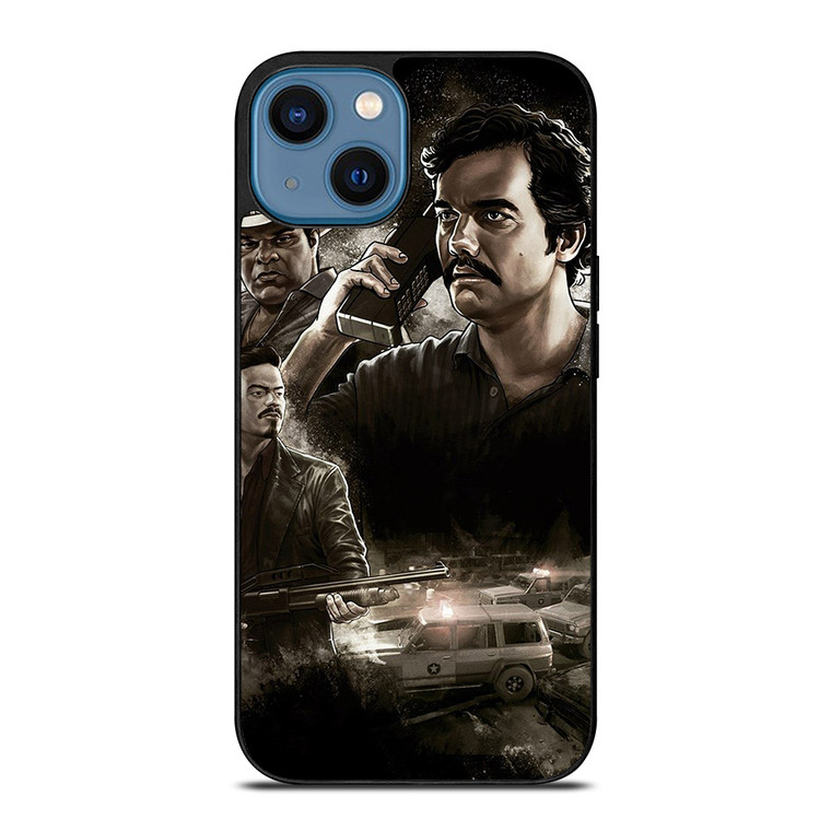 NARCOS CHARACTERS iPhone 14 Case NARCOS CHARACTERS iPhone 14 Case