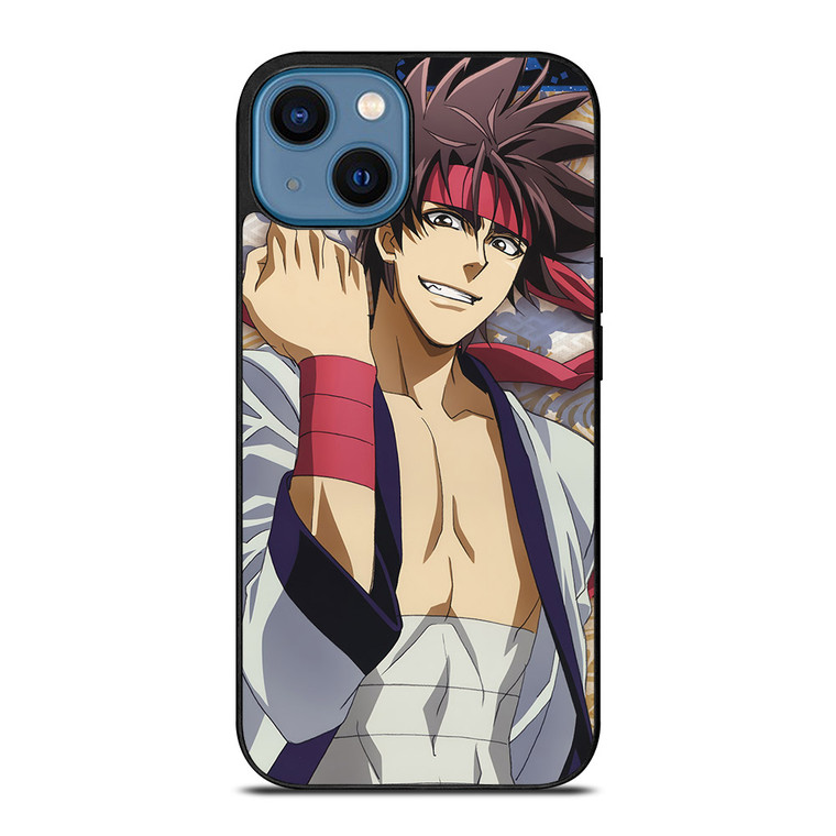 SANOSUKE SAGARA KENSHIN ANIME ART iPhone 14 Case SANOSUKE SAGARA KENSHIN ANIME ART iPhone 14 Case
