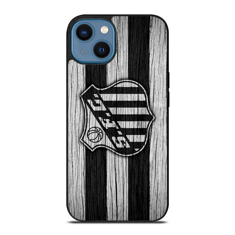 SANTOS FC WOODEN iPhone 14 Case